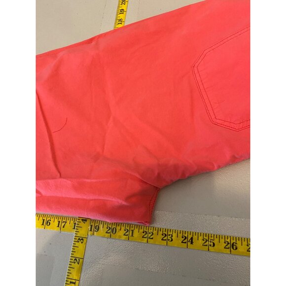 Style & Co Capri Pants Frosted Rose Mid-Rise Comfort Waist Tie Hem Size 16 - Picture 9 of 12